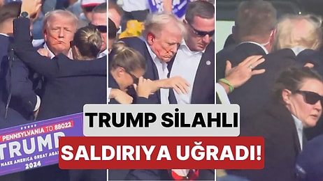 Seçim Turundaki Donald Trump'a Pensilvanya Mitingi Sırasında Silahlı Saldırı Gerçekleştirildi!