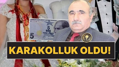 AK Partili Başkan 'Düğünde 5 Lira Taktı' İddiası: Karakolluk Oldular!