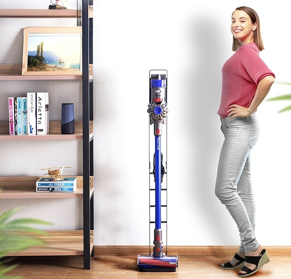 Süpürgenizin dağınıklığını ortadan kaldıran RICOO Dyson Elektrikli Süpürge Standı ile eviniz daha derli toplu!