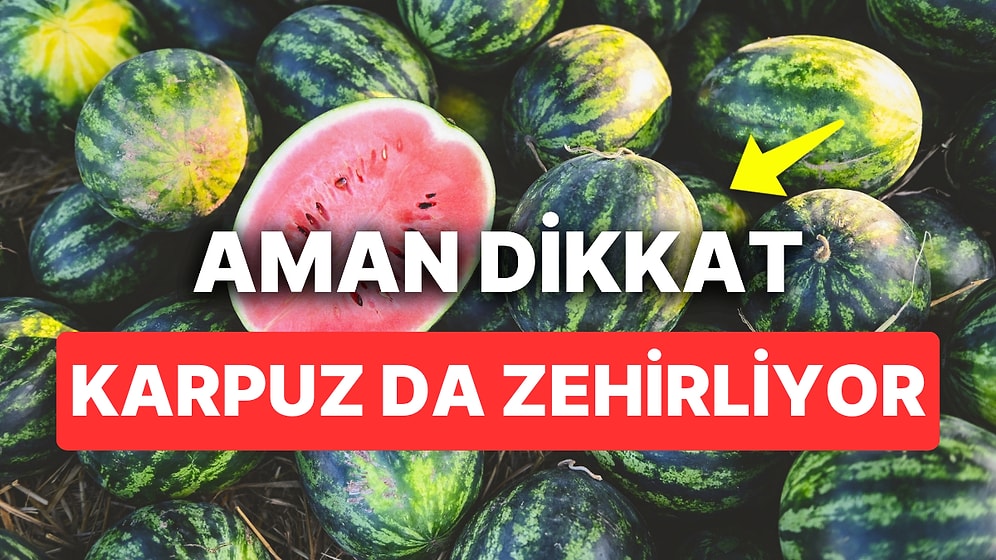 Karpuz Zehirlenmesine Dikkat: Karpuz Satın Alırken Bunlara Mutlaka Dikkat Edin!