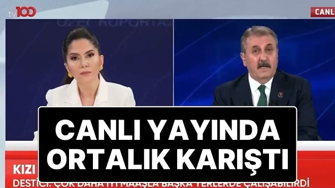 Canlı Yayında Büyük Gerginlik! Kızı TBMM’de Çalışan Mustafa Destici ile Kübra Par Arasında Tansiyon Yükseldi