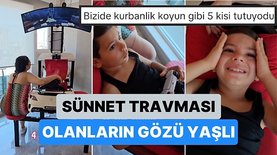 "Habersiz Sünnet" Yöntemiyle Oyun Oynarken Operasyonu Gerçekleştirilen Çocuk Mutluluktan Ağladı