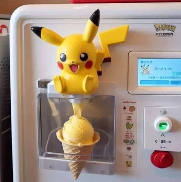 1. İşte, karşınızda Pikachu severlere lezzet tufanı yaşatan dondurmacı!