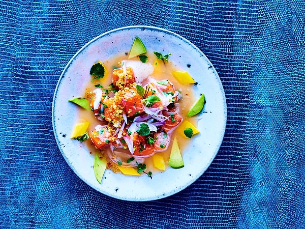 6. Mango ve Avokadolu Ceviche