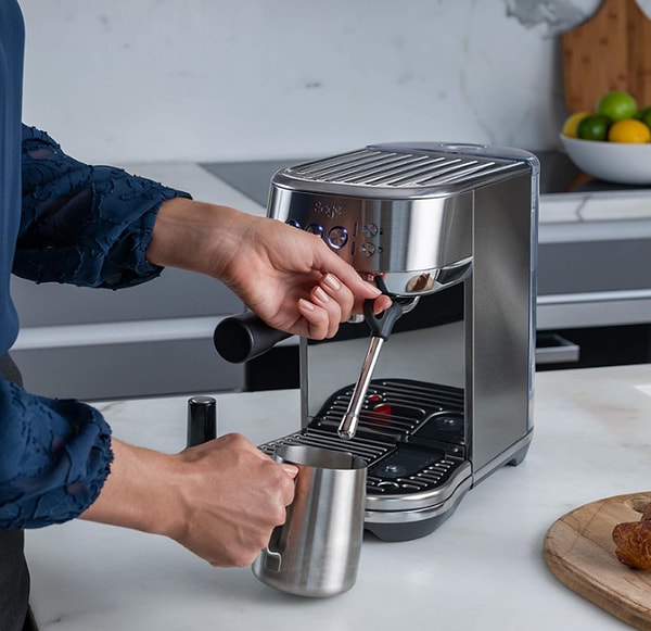 10. Sage Appliances SES500 the Bambino Plus, Espresso Makinesi