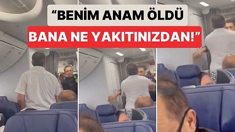 Annesinin Cenazesine Yetişmeye Çalışan Bir Adam Uçak Rötar Yapınca İsyan Etti: "Bana Ne Sizin Yakıtınızdan!"