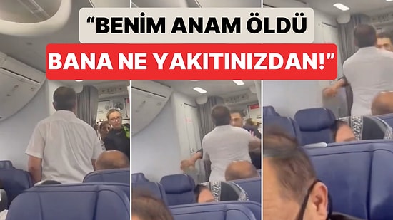 Annesinin Cenazesine Yetişmeye Çalışan Bir Adam Uçak Rötar Yapınca İsyan Etti: "Bana Ne Sizin Yakıtınızdan!"