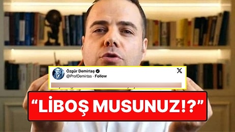 Özgür Demirtaş Takipçisinin “Liboş musunuz?” Sorusuna Cevap Verdi