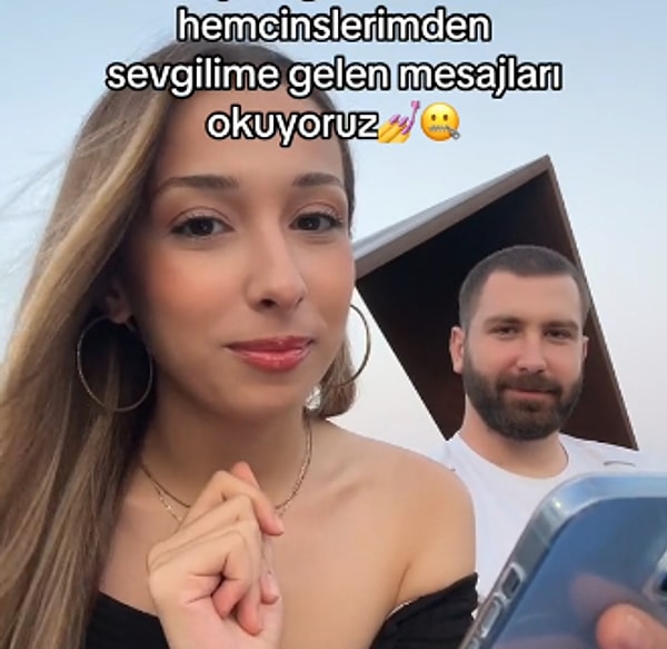 TikTok'a yeni video atmaya başladığını açıklayan genç kız, videolarındaki izlenme sayısı arttıkça erkek arkadaşına kadınlar tarafından gelen mesajların da arttığını söyledi.