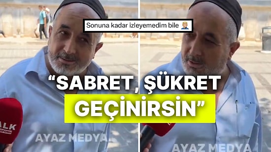 Emekli Maaşıyla Vatandaşlar Nasıl Geçinecek Sorusuna “Geçinecek Tabii ki, Normal Para!” Diyen Amca