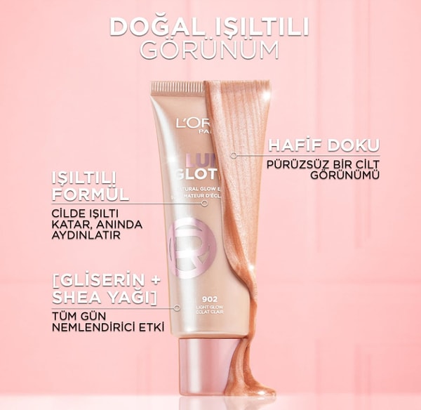 4. L’Oréal Paris Glotion All-In-One Doğal Işıltı 902 - Light Glow