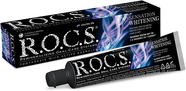 12. R.O.C.S. Sensation Whitening Beyazlatıcı Diş Macunu