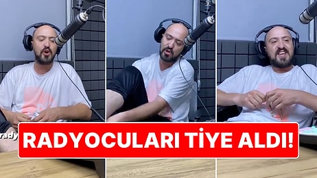 "Çok Mesaj Geliyor" Dedi, Çoraplarını Giydi: Radyocuları İşte Böyle Tiye Aldı!