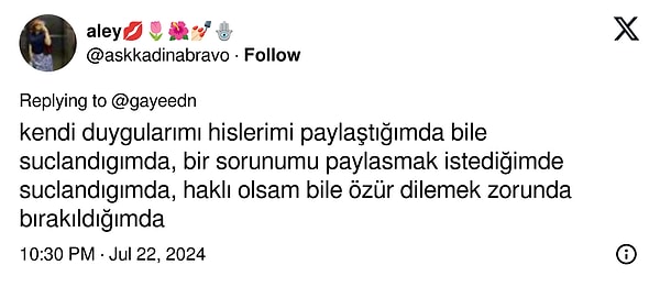 Haklı olsa bile özür dilediğinde... 👇