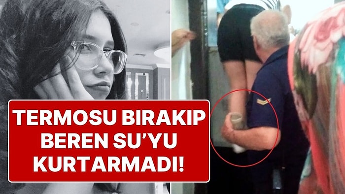 Türkiye'nin Konuştuğu Fotoğraf: Beren Su'yu Kurtarmaya Gelen İtfaiyecinin Elinde Termos Varmış!