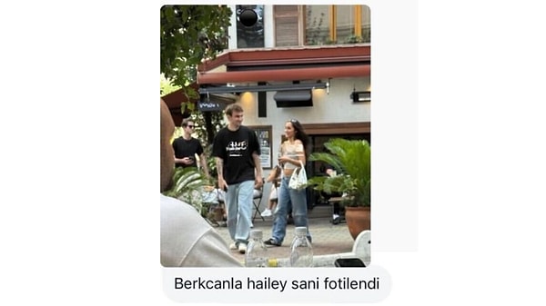 Son günlerde çıkan aşk haberlerinin asparagas mı yoksa gerçek mi olduğunu herkes merak eder olmuştu. Beklenen fotoğraf geldi. Berkcan ve Hailey sokakta baş başa yürürken görüntülendi.