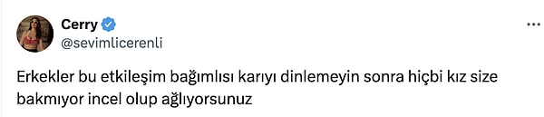 Buse Aydın'ın bu sözlerine sosyal medyadan da tepkiler geldi.