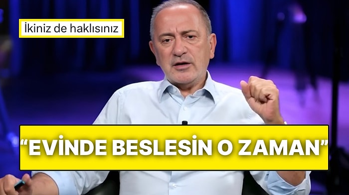 Fatih Altaylı Sokak Hayvanları İçin “Evinde Beslesinler O Zaman” Diyenlere Cevap Verdi