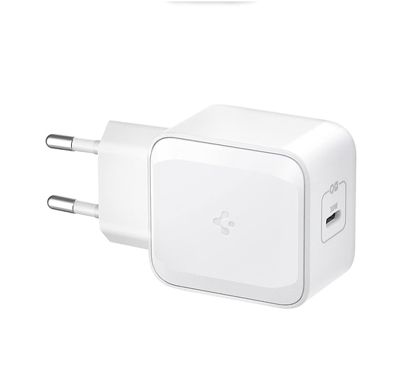 7. Spigen 30W USB-C Güç Adaptörü GaN Tech (Şarj Isısını Azaltır) 20W/30W Type-C Hızlı iPhone & Android & iPad & Macbook Şarj Cihazı ArcStation Pro