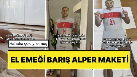 Barış Alper Hayranı Arkadaşına Futbolcunun Maketini Yapan Kadın Güldürdü