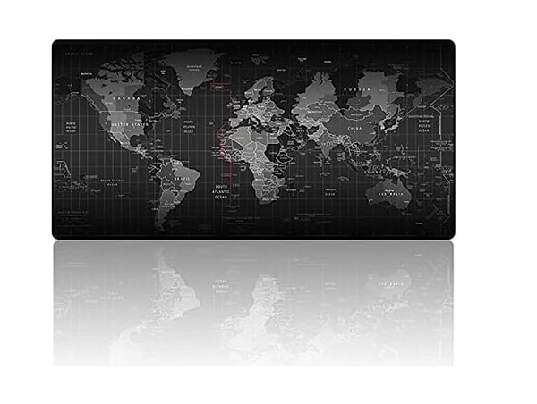 World Map Dünya Haritası Oyuncu Gaming Mouse Pad