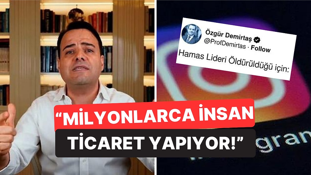 Instagram'ın Kapatılmasına Özgür Demirtaş'tan Tepki: 'Acilen Açılması Gerekir'