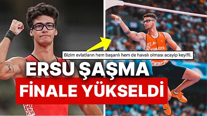 Milli Atlet Ersu Şaşma Paris'te Adını Finale Yazdırdı! Olimpiyatlar'da Bir İkonik Poz da Şaşma'dan Geldi!