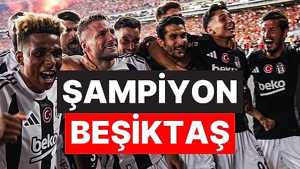 Geçtiğimiz sezonun Süper Lig şampiyonu Galatasaray ile Ziraat Türkiye Kupası şampiyonu Beşiktaş, Turkcell Süper Kupa maçında karşı karşıya geldi. Atatürk Olimpiyat Stadı'nda saat 20.45'te başlayan maçı, siyah-beyazlılar, 5-0 kazandı.