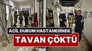 Atatürk Havaalanı’na Yapılan Acil Durum Hastanesi’nde Tavan Çöktü
