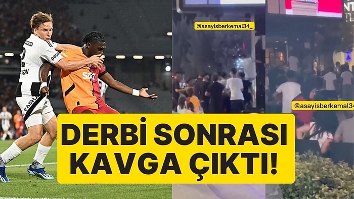 Galatasaray-Beşiktaş Derbisi Sonrası Kavga Çıktı: 1 Kişi Linç Edilmekten Son Anda Kurtuldu