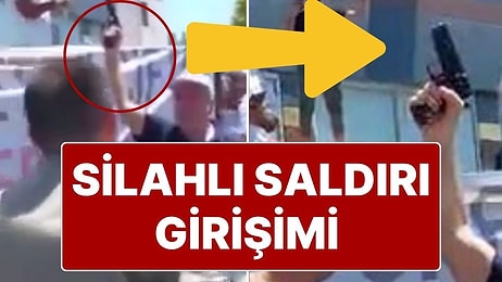 CHP Milletvekili Melih Meriç’in Mitinginde Silahlı Provokasyon! Yanına Gidip Havaya Ateş Açtı!