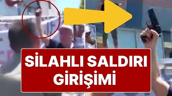 CHP Milletvekili Melih Meriç’in Mitinginde Silahlı Provokasyon! Yanına Gidip Havaya Ateş Açtı!