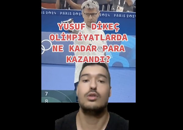 Bir TikTok kullanıcısı, Yusuf Dikeç'in olimpiyatlardan kaç para kazandığını hesapladı.