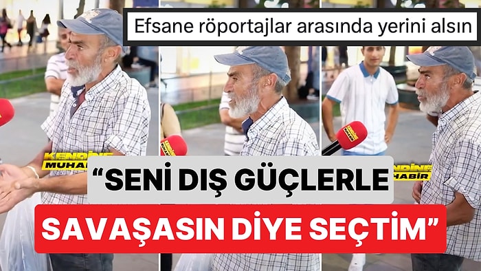 Hamallık Yapan Bir Amcanın Sokak Röportajında İsyanı Sosyal Medyada Viral Oldu