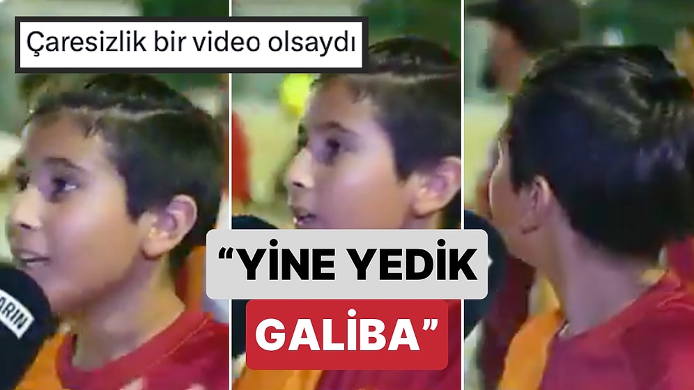 GS-BJK Maçı Sırasında Yedikleri Gollere İsyan Ederken Bir Gol Daha Yiyen Minik Taraftarın Güldüren Anları