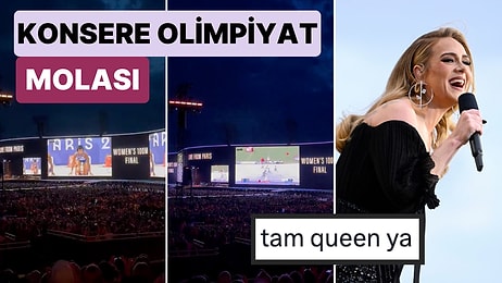 Adele, 80 Bin Kişinin Katıldığı Münih Konserinde Dinleyicilerine Kadınlar 100 Metre Koşu Finalini İzletti