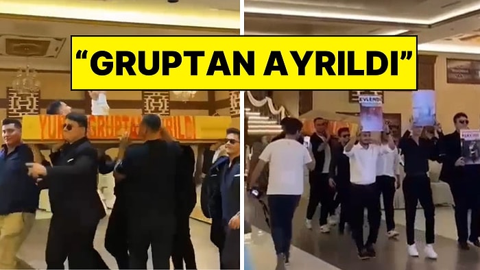 Damadın Yakın Arkadaşları Düğün Salonuna Tabutla Geldi: "Gruptan Ayrıldı"