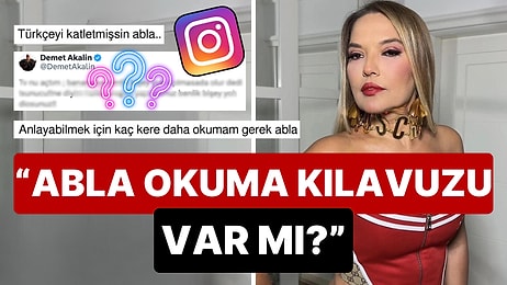 İmla Hatası Kraliçesi Demet Akalın, "Instagram'dan Bana Ne" Diyen Sunucuya Çıkışayım Derken Türkçe'yi Katletti