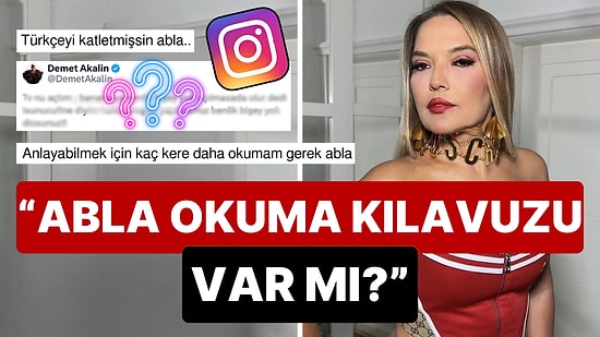 İmla Hatası Kraliçesi Demet Akalın, "Instagram'dan Bana Ne" Diyen Sunucuya Çıkışayım Derken Türkçe'yi Katletti
