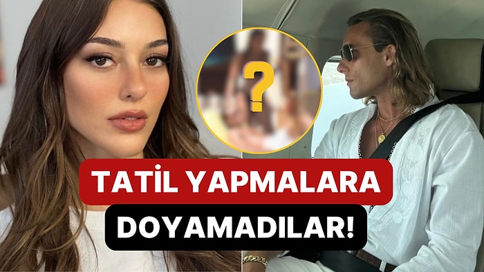 Yerinde Duramayan Çift: Dilan Çiçek Deniz ve Sevgilisi Rafael Cemo Çetin, Bodrum Tatilinde Görüntülendi!