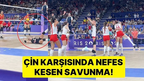Çin Karşısında Nefes Kesen Savunma! Gizem Örge Kurtardı, Kaptan Eda Erdem Harika Bir Sayıya İmza Attı