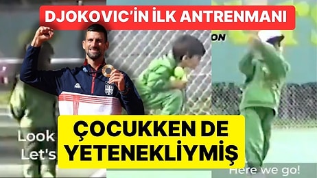 Rakibine Set Vermeden Altın Madalyanın Sahibi Olmuştu: Novak Djokovic'in Çocukluk Görüntüleri Ortaya Çıktı