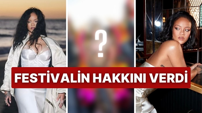 Barbados'taki Crop Over Festivaline Katılan Dünyaca Ünlü Şarkıcı Rihanna İhtişamlı Kostümüyle Göz Kamaştırdı!