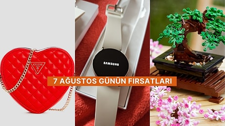 Bugün İndirimde Neler Var? Samsung Galaxy Watch 6'dan  Guess Marka Çantalara 7 Ağustos 2024 Günün Fırsatları