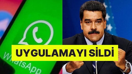 Venezuela Devlet Başkanı Nicolas Maduro Canlı Yayında WhatsApp'ı Sildi: "WhatsApp'tan Kurtuldum"