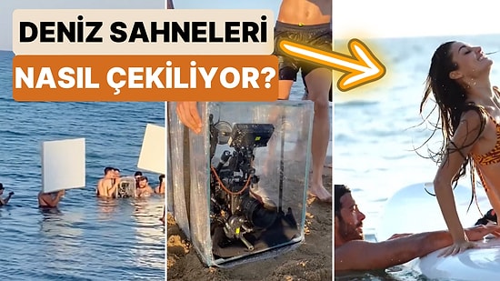 Bir Set Çalışanı Çekim Esnasında Gösterdi: Dizi ve Filmlerde Deniz Sahneleri Nasıl Çekiliyor