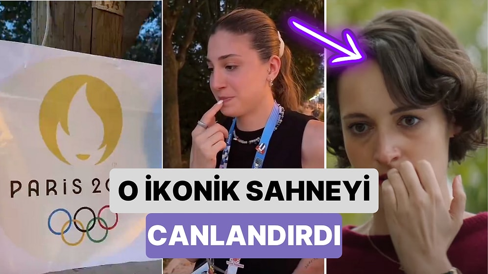 Dünyada Viral Oldu: Filenin Sultanları'nın İlkin'i Olimpiyat Afişiyle Fleabag'in İkonik Sahnesini Canlandırdı