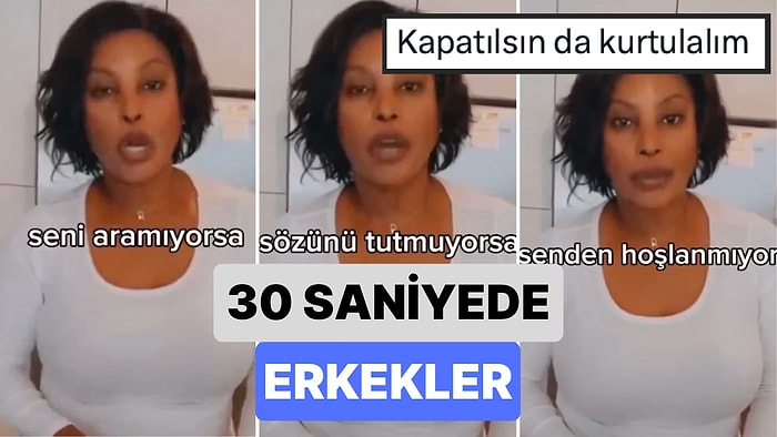 Bu Kadar Basit miydi? Bir Kadın Sadece 30 Saniyelik Bir Video ile Tüm Erkekleri Özetledi