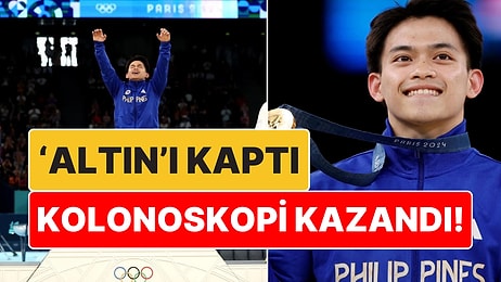 'Altın'ı Kaptı, Kolonoskopi Kazandı: Filipinler'in İlk Erkek Olimpiyat 'Altın'lısı Carlos Yulo'ya Ödül Yağdı!