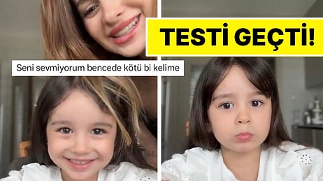 Annesiyle Kötü Kelime Söyleme Oyunu Oynayan Tatlı Kız Testi Başarıyla Geçti